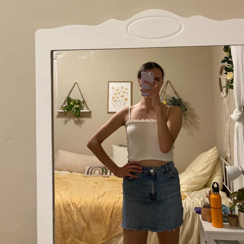 Topshop Denim Skirt